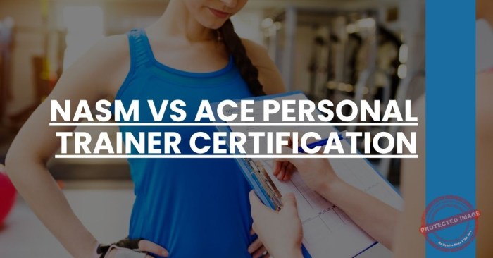 NASM vs ACE Personal Trainer Certification - Trainer Prep